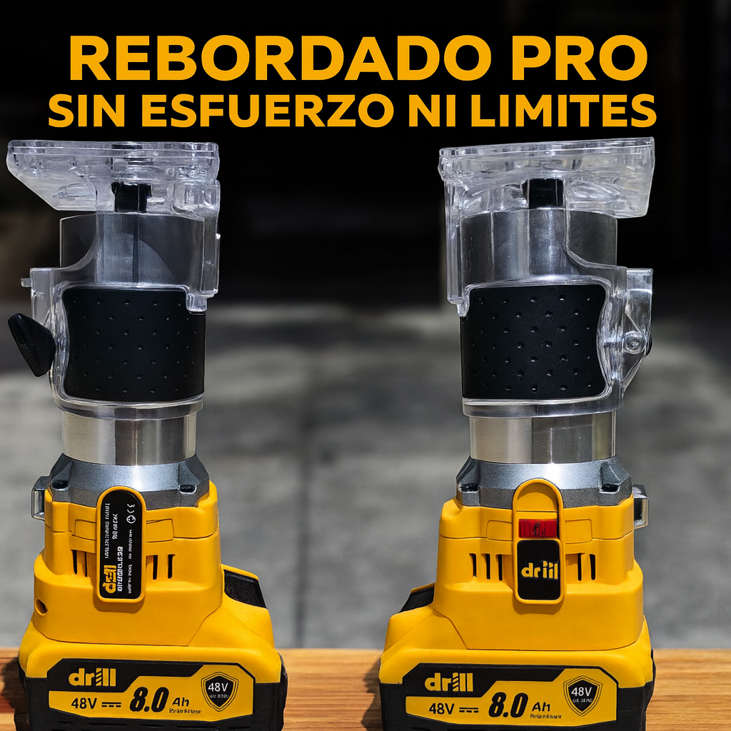 Rebordeador Inalámbrico 48V – ¡Potencia y Precisión para Acabados Profesionales!