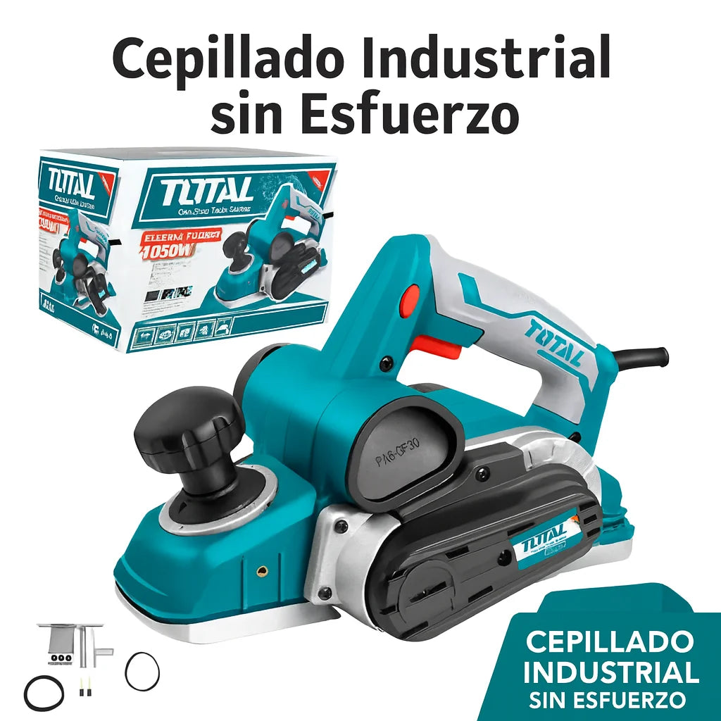 Cepillo Eléctrico 1050W (120V) — Acabado profesional en una pasada. - en uso