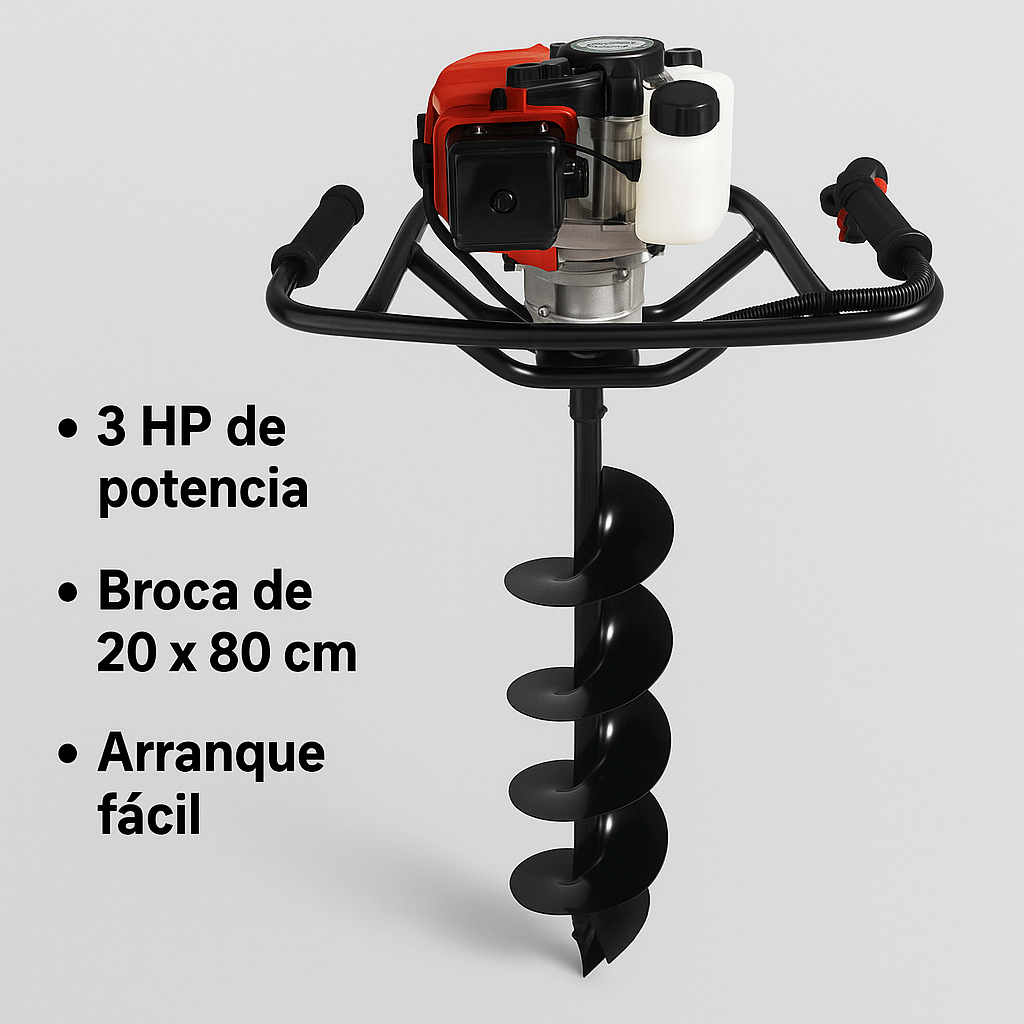 Hoyadora de Motor 3 HP – 2 Tiempos Shindaiwa