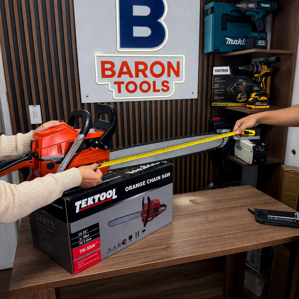 Motosierra TEKTOOL TK-58 CC con espada de 70 cm - 11