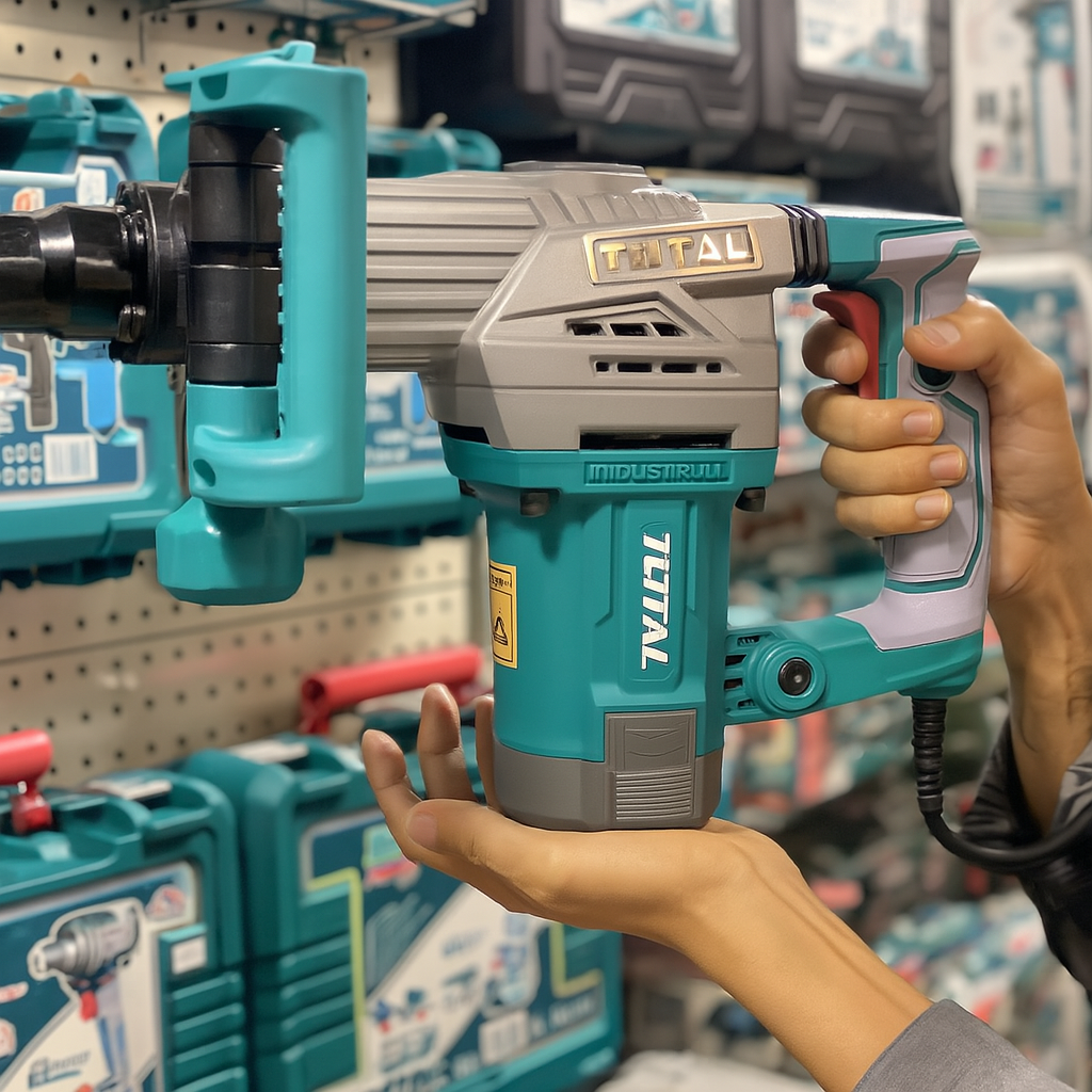 Demoledor TOTAL 1300W – Demolición Potente y Precisa para Profesionales