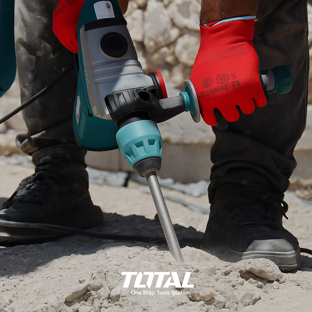 Demoledor TOTAL 1300W – Demolición Potente y Precisa para Profesionales