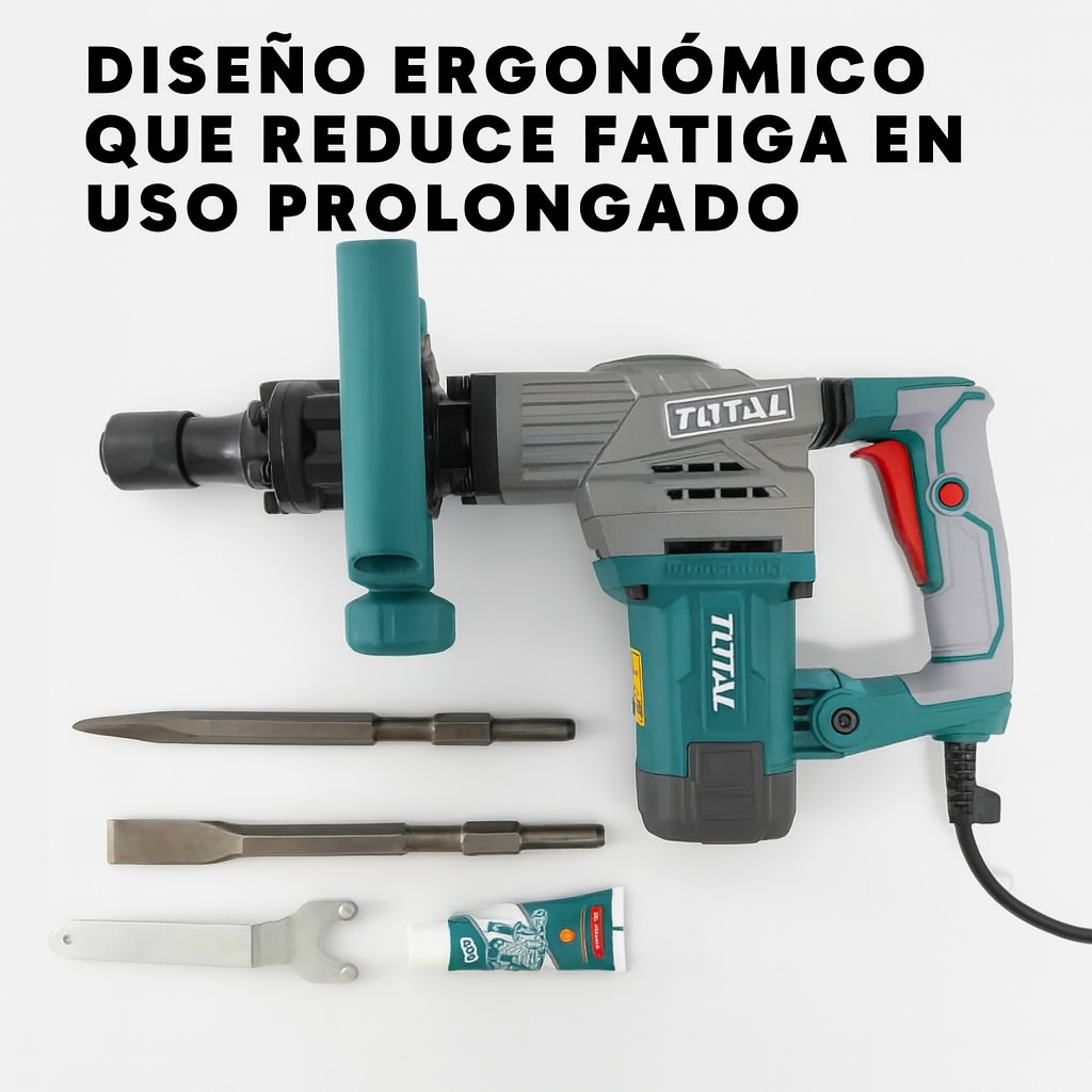 Demoledor TOTAL 1300W – Demolición Potente y Precisa para Profesionales