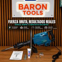Demoledor Eléctrico VEPSAN 50J 2500W – Potencia Industrial para Trabajo Pesado - 1 AÑO de Garantia miniatura 7