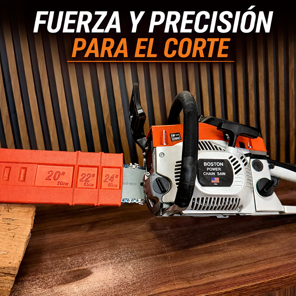 Motosierra Boston Profesional 70 cm – 58 cm³ – 3.2 HP - vp - 7