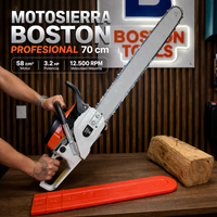 Motosierra Boston Profesional 70 cm – 58 cm³ – 3.2 HP - vp miniatura 1