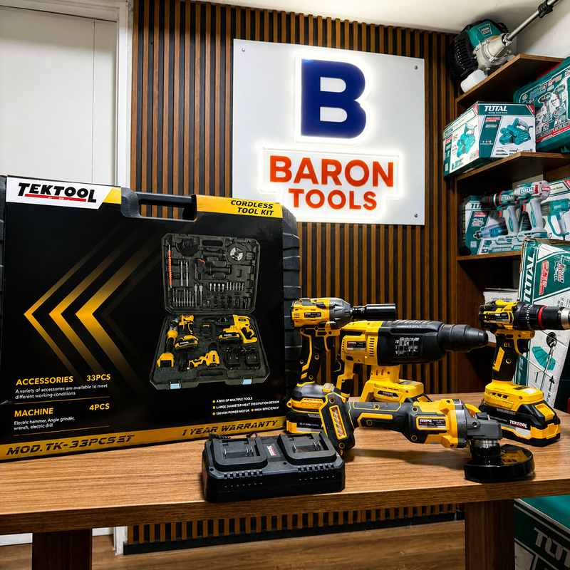 🔧 COMBO 4 HERRAMIENTAS TEKTOOL ORIGINAL – POTENCIA PROFESIONAL EN UN SOLO KIT foto 2