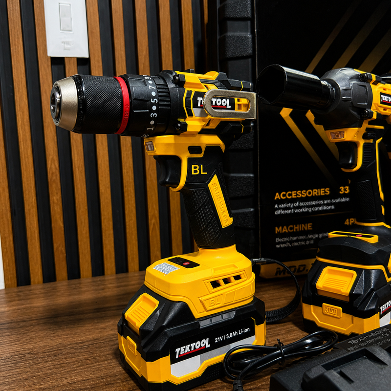 🔧 COMBO 4 HERRAMIENTAS TEKTOOL ORIGINAL – POTENCIA PROFESIONAL EN UN SOLO KIT foto 7