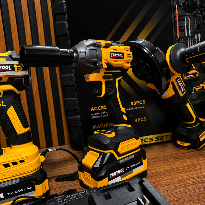 🔧 COMBO 4 HERRAMIENTAS TEKTOOL ORIGINAL – POTENCIA PROFESIONAL EN UN SOLO KIT foto 8
