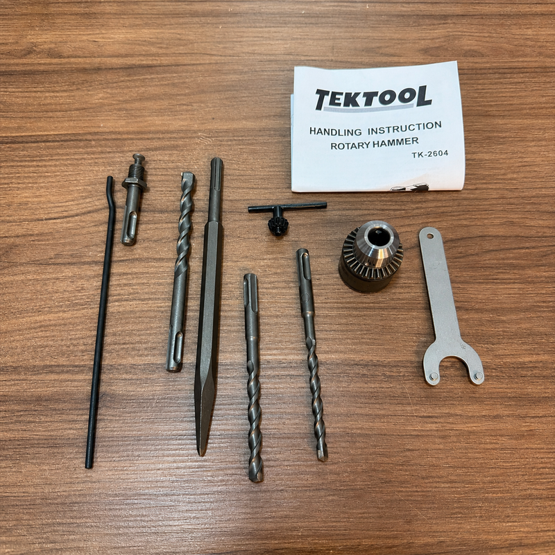 🔧 ROTOMARTILLO TEKTOOL 1050W – POTENCIA REAL PARA TRABAJO PESADO foto 8
