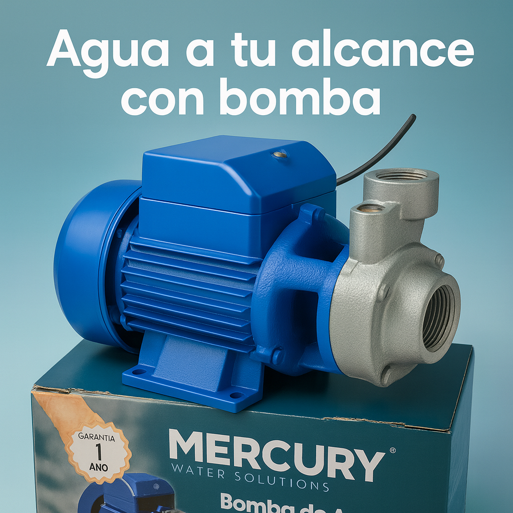 Electrobomba 1 HP – Periférica para Tanques, Pozos y Jardines