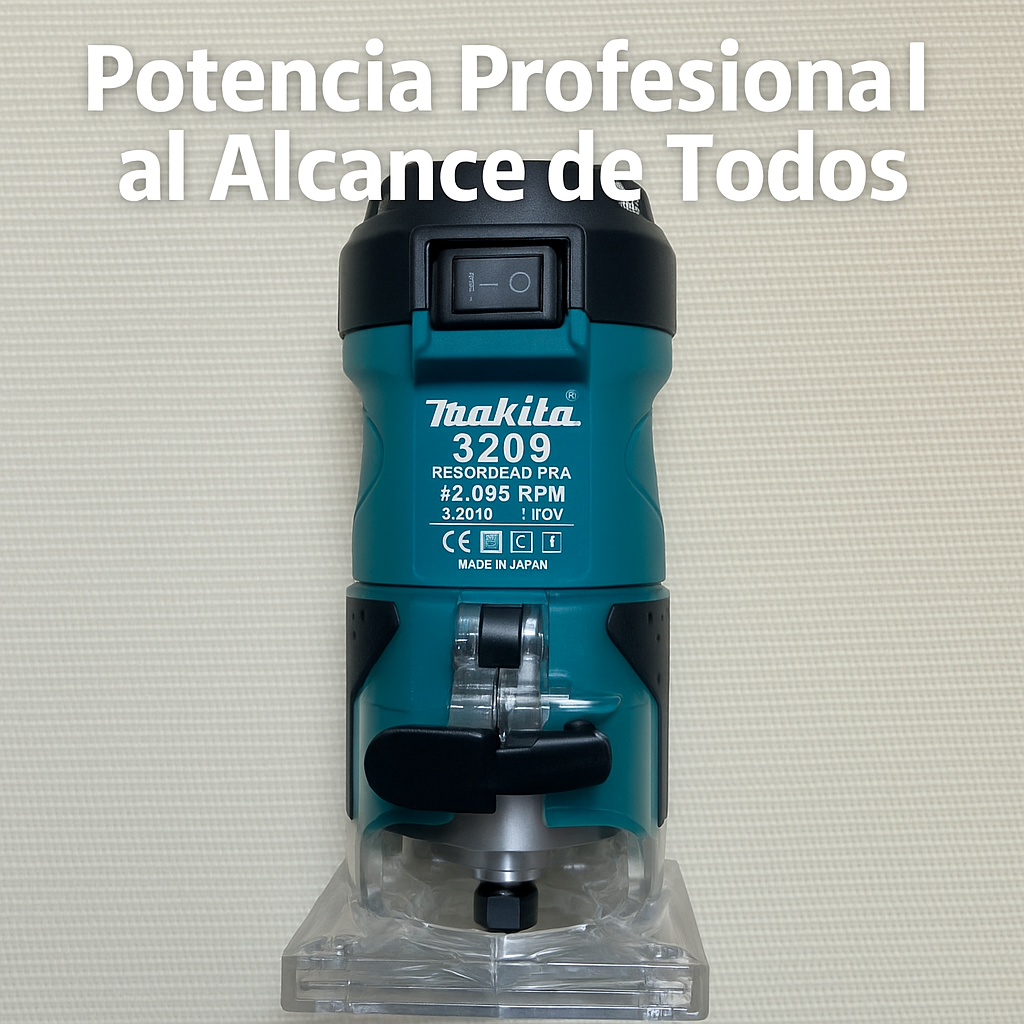 Rebordeadora Eléctrica MAKITA – Precisión y Acabados Profesionales