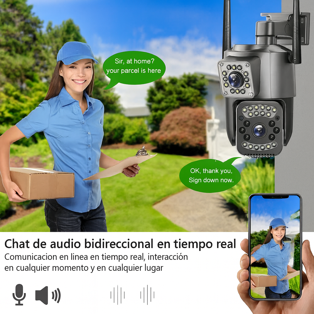 Sistema de Cámaras de Seguridad Wi-Fi HD – Protección Inteligente y Accesible