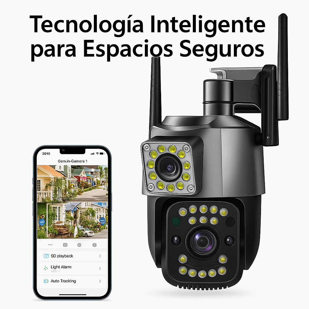 Sistema de Cámaras de Seguridad Wi-Fi HD – Protección Inteligente y Accesible