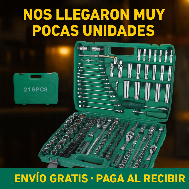 Set de Herramientas de 216 Piezas CR-V Originales GERMANY foto 4