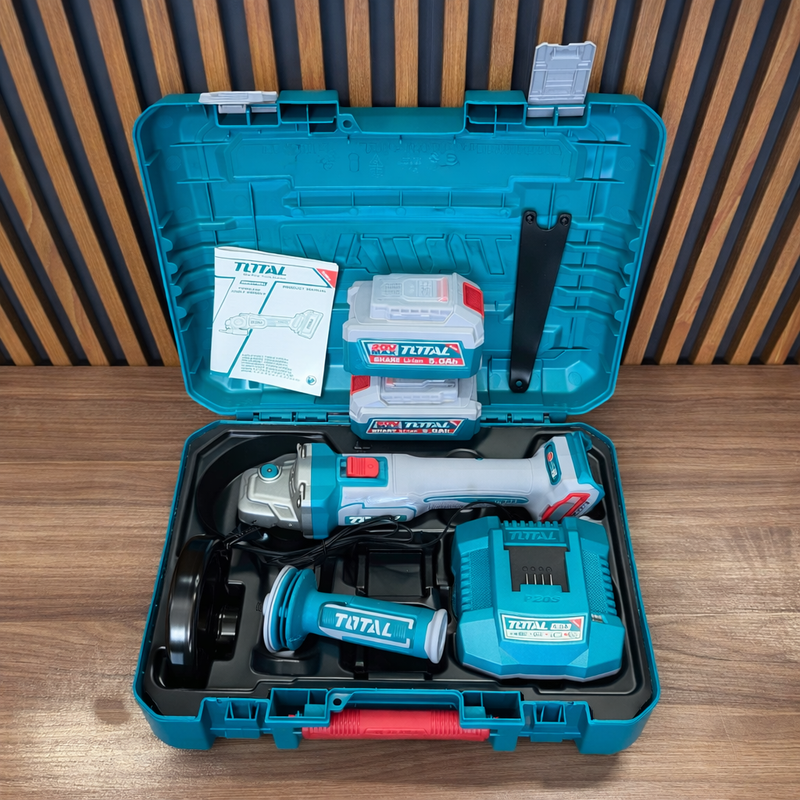 Pulidora 4" 1/2 Industrial 1200W TOTAL Original - 1 AÑO de Garantia foto 2