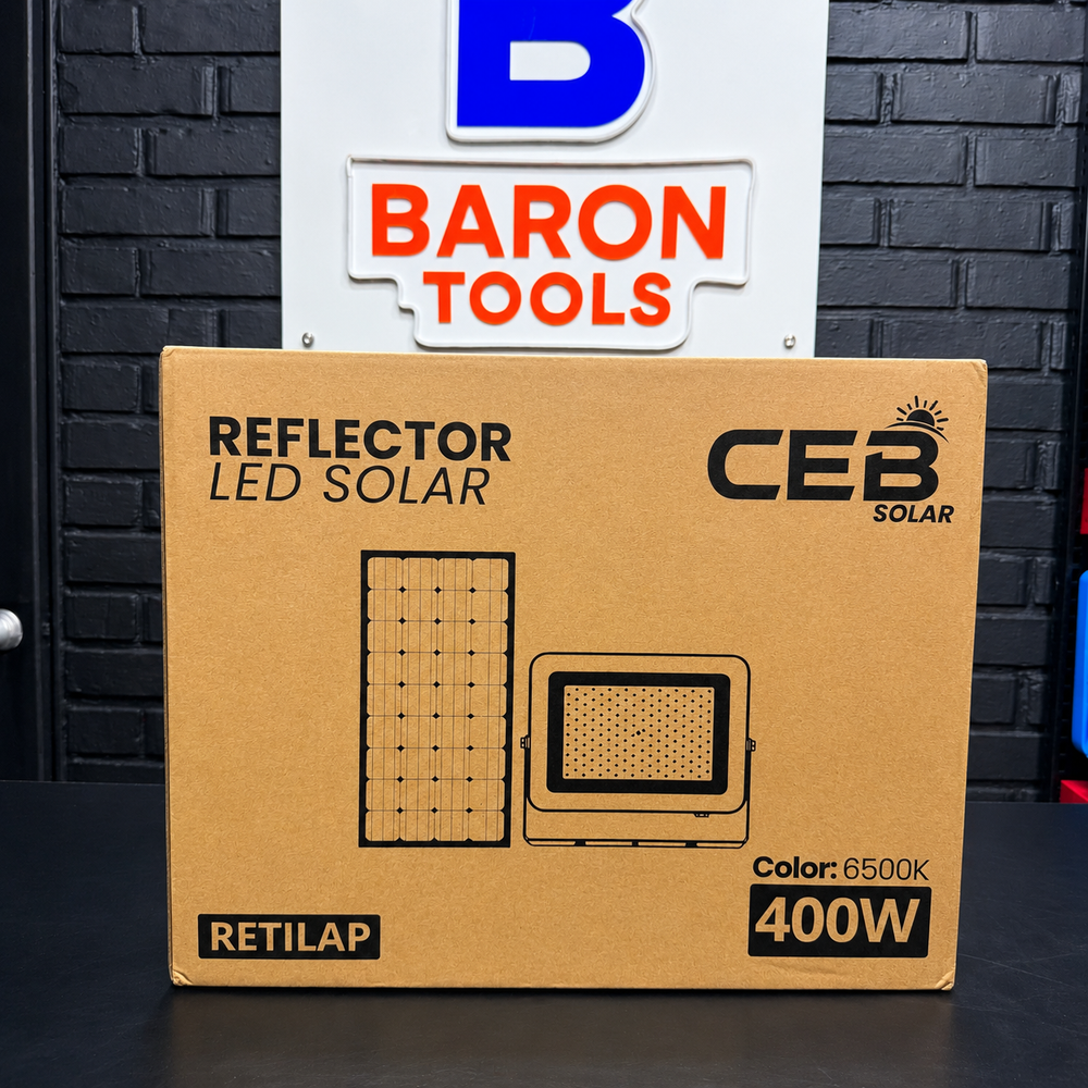 Reflector Solar CEB 400W Reales · Certificado RETILAP  · Garantía 2 años - 7