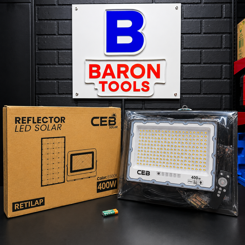 Reflector Solar CEB 400W Reales · Certificado RETILAP  · Garantía 2 años foto 8