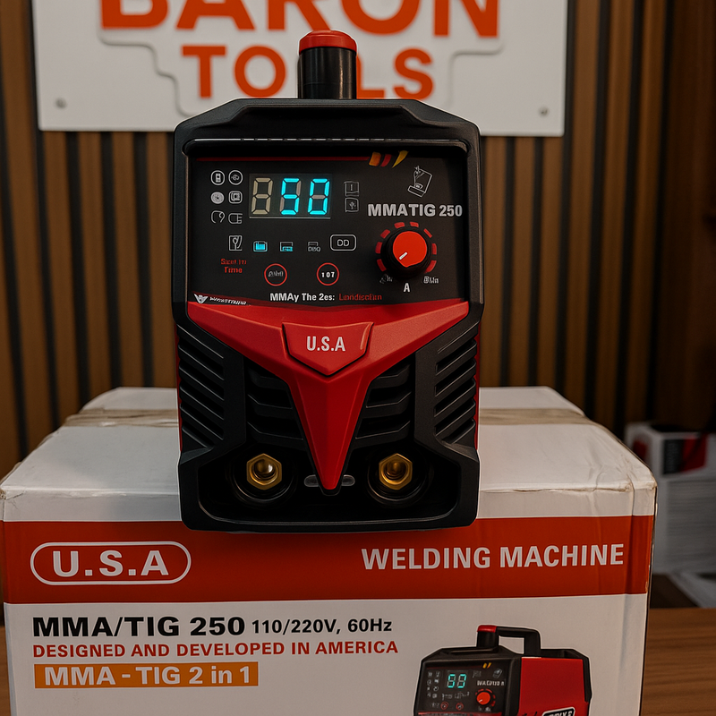 Soldador Lincoln 250A Inversor MMA/TIG – Perfecto para revestida funde electrodo 70/18 - 60/13 - Aguanta trabajo continuo foto 2