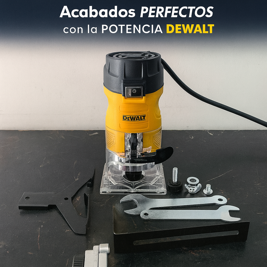 Rebordeadora DEWALT – Precisión y Potencia para Acabados Profesionales