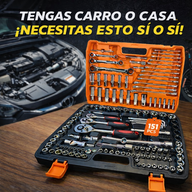Set De Herramientas 151 Pz Profesional - Alta Calidad 1 Año Garantia foto 4