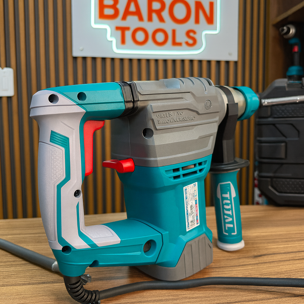 Rotomartillo Industrial SDS Plus 1500W TOTAL – 100% Original - 1 AÑO de Garantía