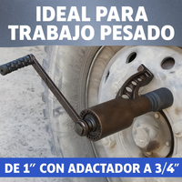 Multiplicador de Fuerza Industrial – 4800Nm | Kit Completo con Copas, Adaptador y Maletín miniatura 11