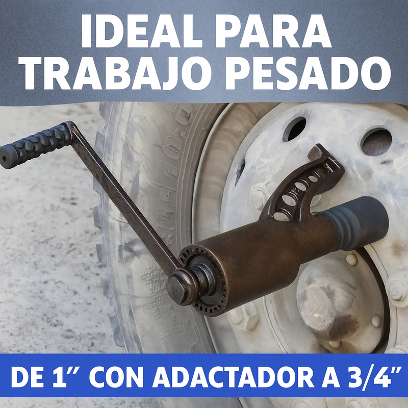 Multiplicador de Fuerza Industrial – 4800Nm | Kit Completo con Copas, Adaptador y Maletín foto 11