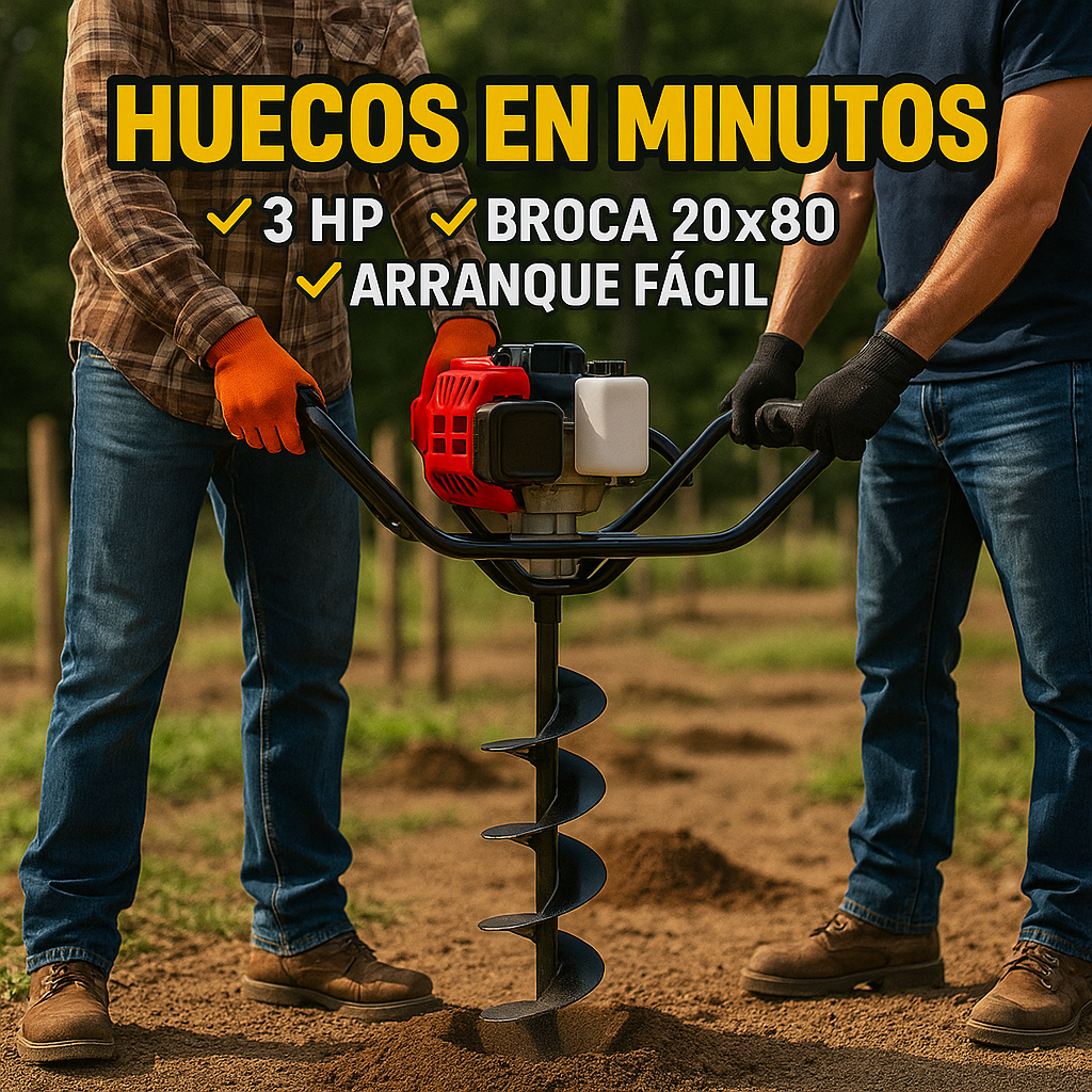 Hoyadora de Motor 3 HP – 2 Tiempos Shindaiwa