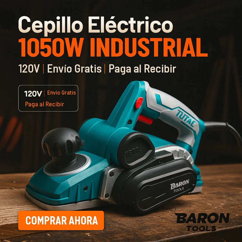 Cepillo Eléctrico 1050W (120V) — Acabado profesional en una pasada. — foto 2