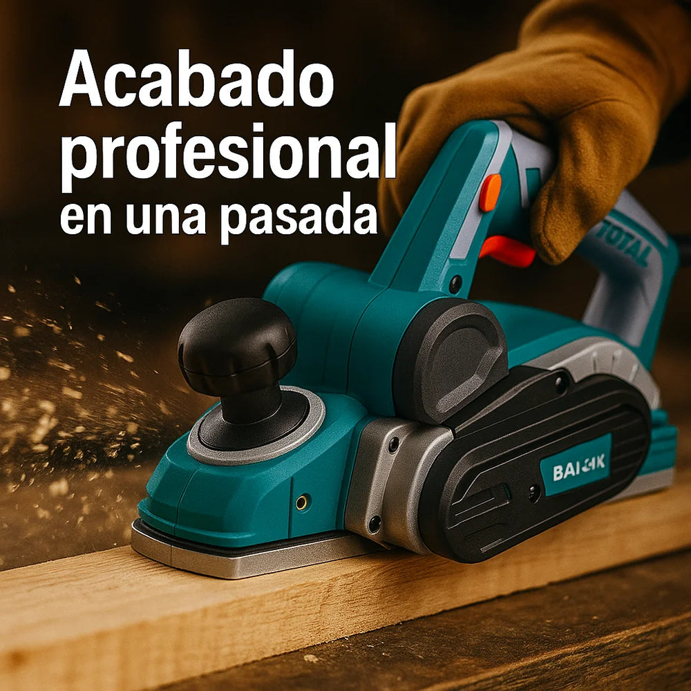 Cepillo Eléctrico 1050W (120V) — Acabado profesional en una pasada. - 7