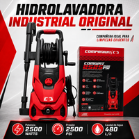 Hidrolavadora Industrial Companion C3 | 2500 PSI – 2500W de Potencia  – 480 L/h de Caudal | 1 Año de Garantía miniatura 1