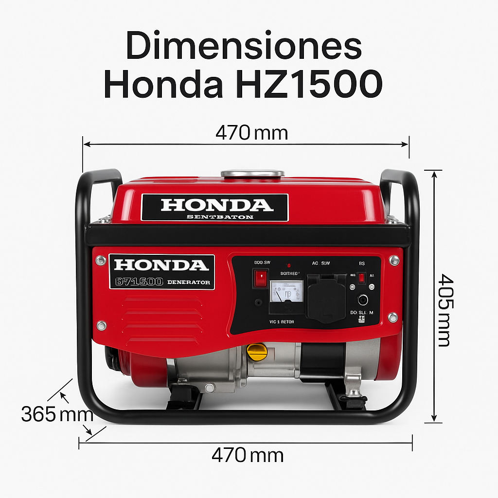 ⚡ PLANTA GENERADORA HONDA 1500W – MODELO HZ1500 (SIN ESCOBILLAS)