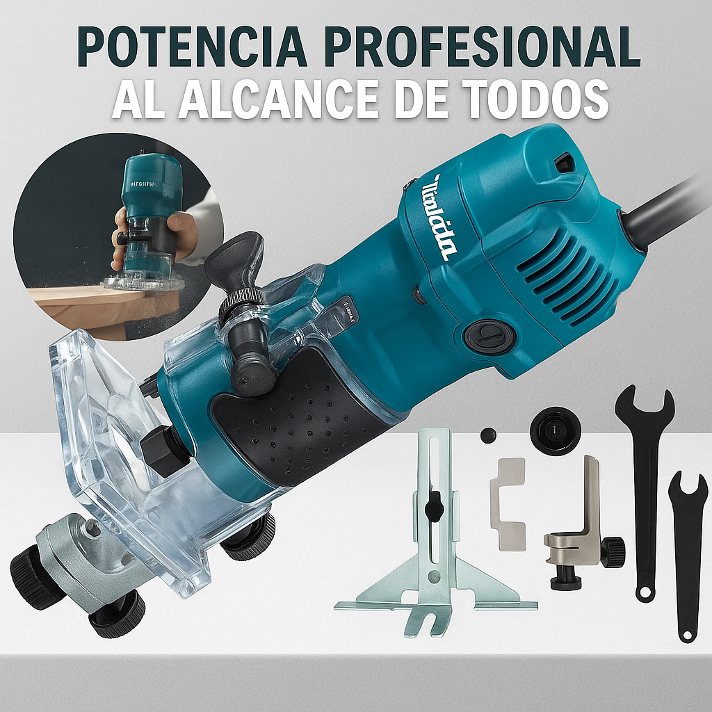 Rebordeadora Eléctrica MAKITA – Precisión y Acabados Profesionales