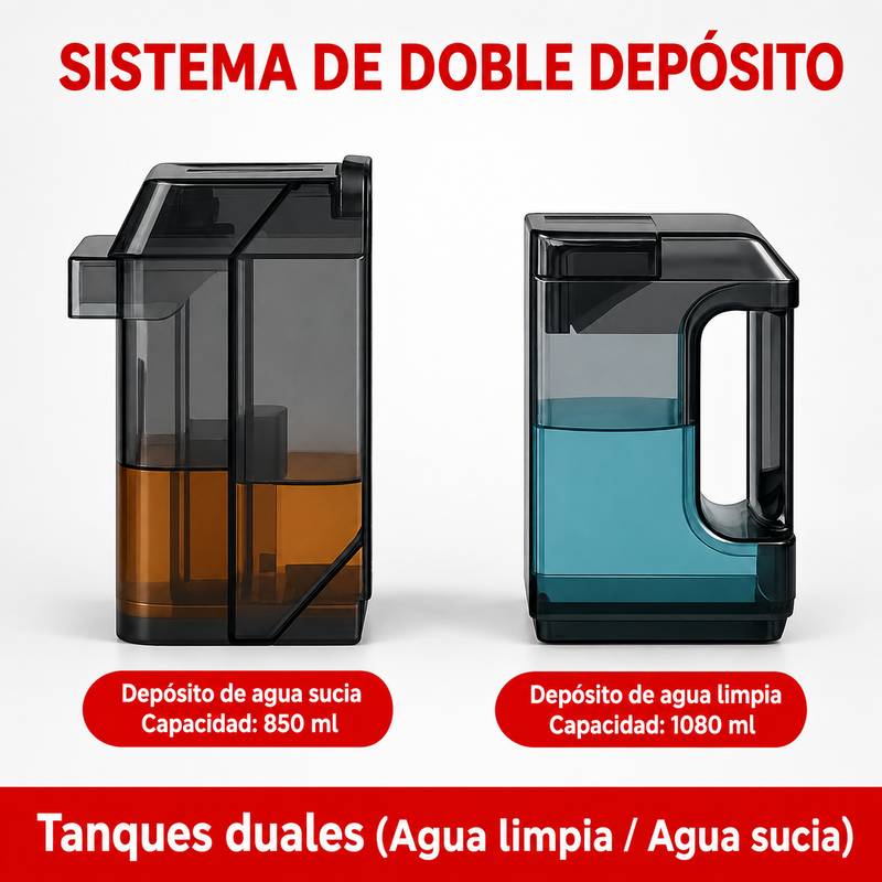 ASPIRADORA 3 EN 1 DE 750W Limpia profundo: succiona, inyecta agua y cepilla Garantía de 1 año foto 10