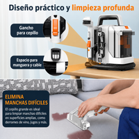 ASPIRADORA 3 EN 1 DE 750W Limpia profundo: succiona, inyecta agua y cepilla Garantía de 1 año miniatura 5