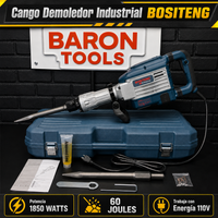 Demoledor Industrial BOSITENG Professional HEX-30 60 J — 1850 W con Maletín y 2 Cinceles | 1 Año de Garantía miniatura 1