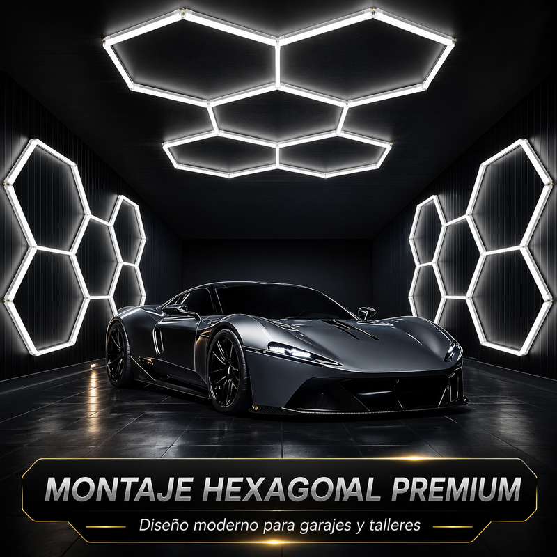 Lámpara Hexagonal LED BigLed 168W – 5 Hexágonos, 3 Tonos de Luz y 1 Año de Garantía foto 10