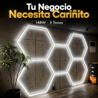 Lámpara Hexagonal LED BigLed 168W – 5 Hexágonos, 3 Tonos de Luz y 1 Año de Garantía miniatura 5