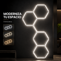 Lámpara Hexagonal LED BigLed 168W – 5 Hexágonos, 3 Tonos de Luz y 1 Año de Garantía miniatura 7