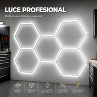 Lámpara Hexagonal LED BigLed 168W – 5 Hexágonos, 3 Tonos de Luz y 1 Año de Garantía miniatura 6