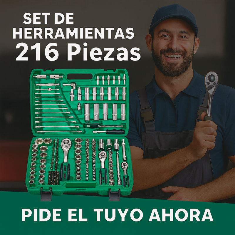 Set de Herramientas de 216 Piezas CR-V Originales GERMANY foto 5