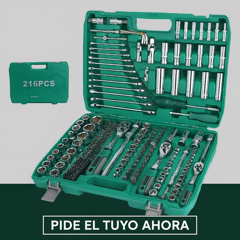 Set de Herramientas de 216 Piezas CR-V Originales GERMANY foto 1