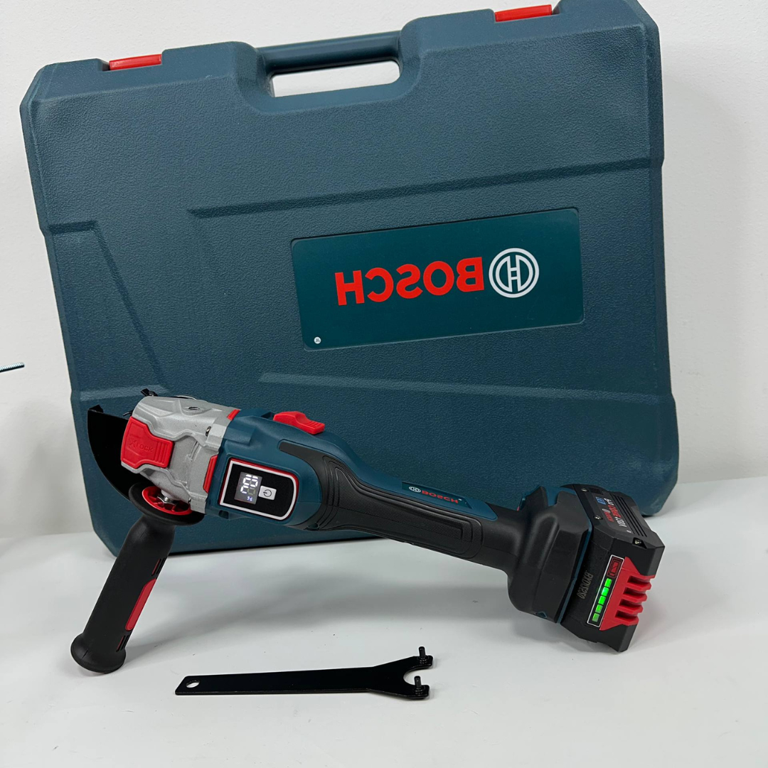 Combo 4 en 1  BOSCH (Pulidora 10.000 RPM, Rotomartillo Triple Función, Taladro 3/8 y Llave de Impacto 400 Nm) Brushless Motor, 4 Baterías.