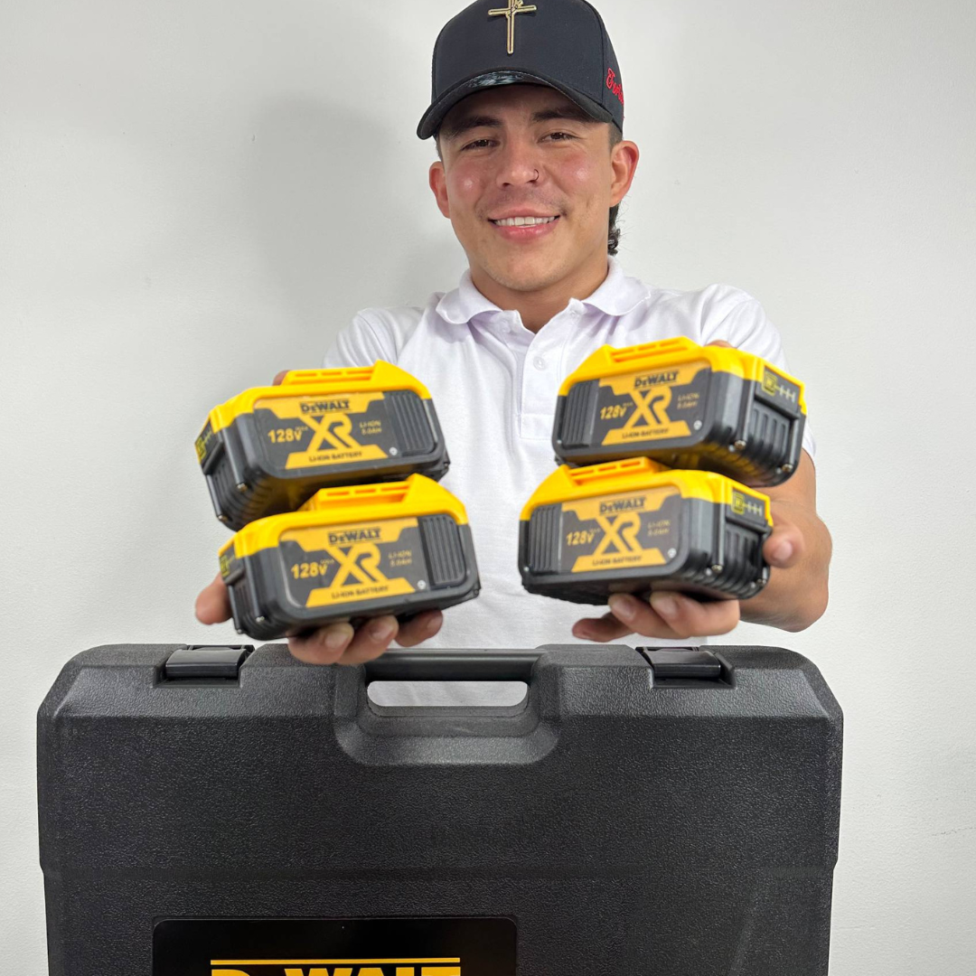 🔧 ¡Combo DeWalt LLave de Impacto,Taladro Percutor, Pulidora y Rotomartillo BRUSHLESS 68V Inalámbrico! 💛⚡