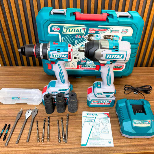 COMBO 2 EN 1 LLAVE DE IMPACTO 850Nm + TALADRO 96Nm POTENCIA BRUTA EN TUS MANOS