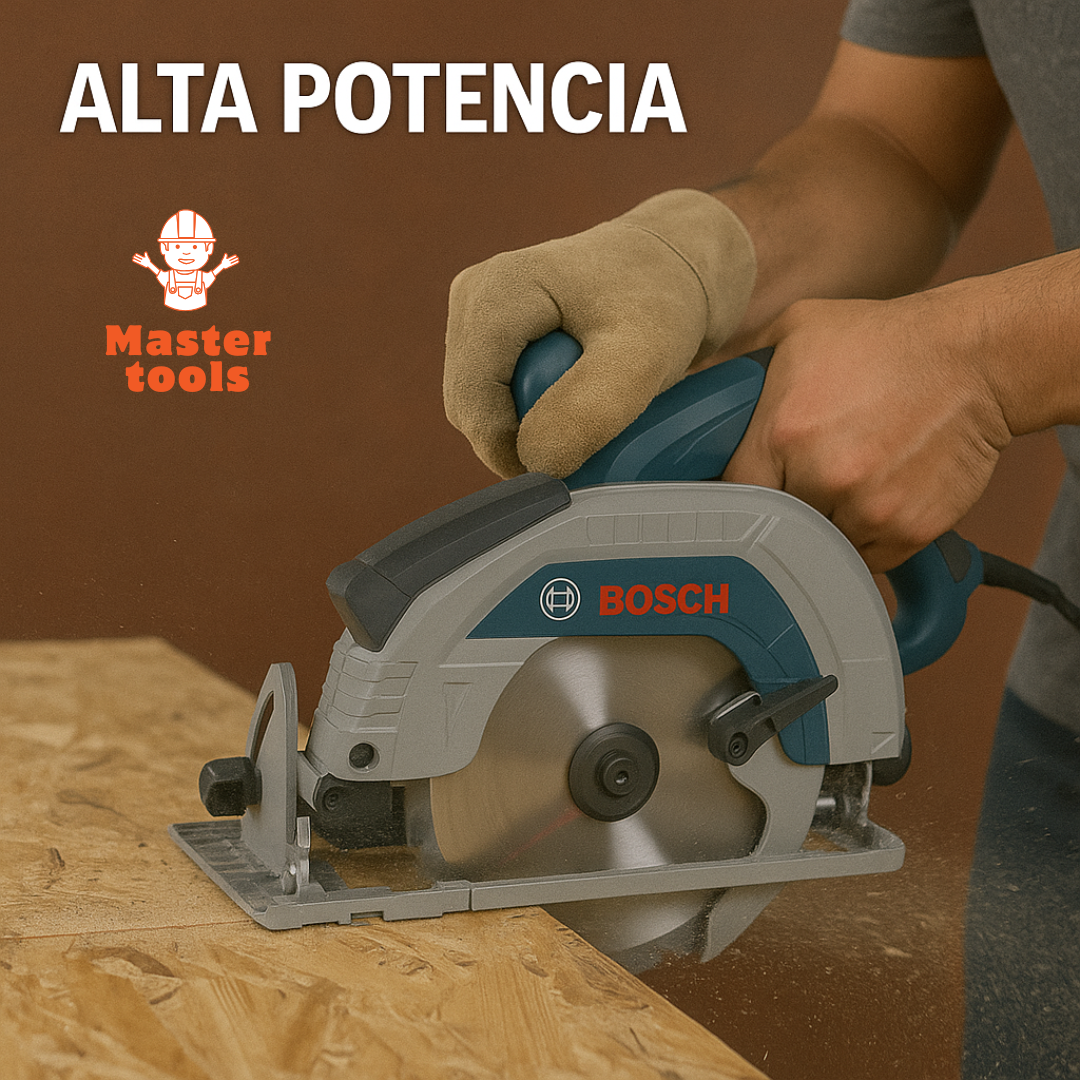 🛠 Sierra Circular Tipo Bosch con Guía Láser – Potencia y Precisión Profesional