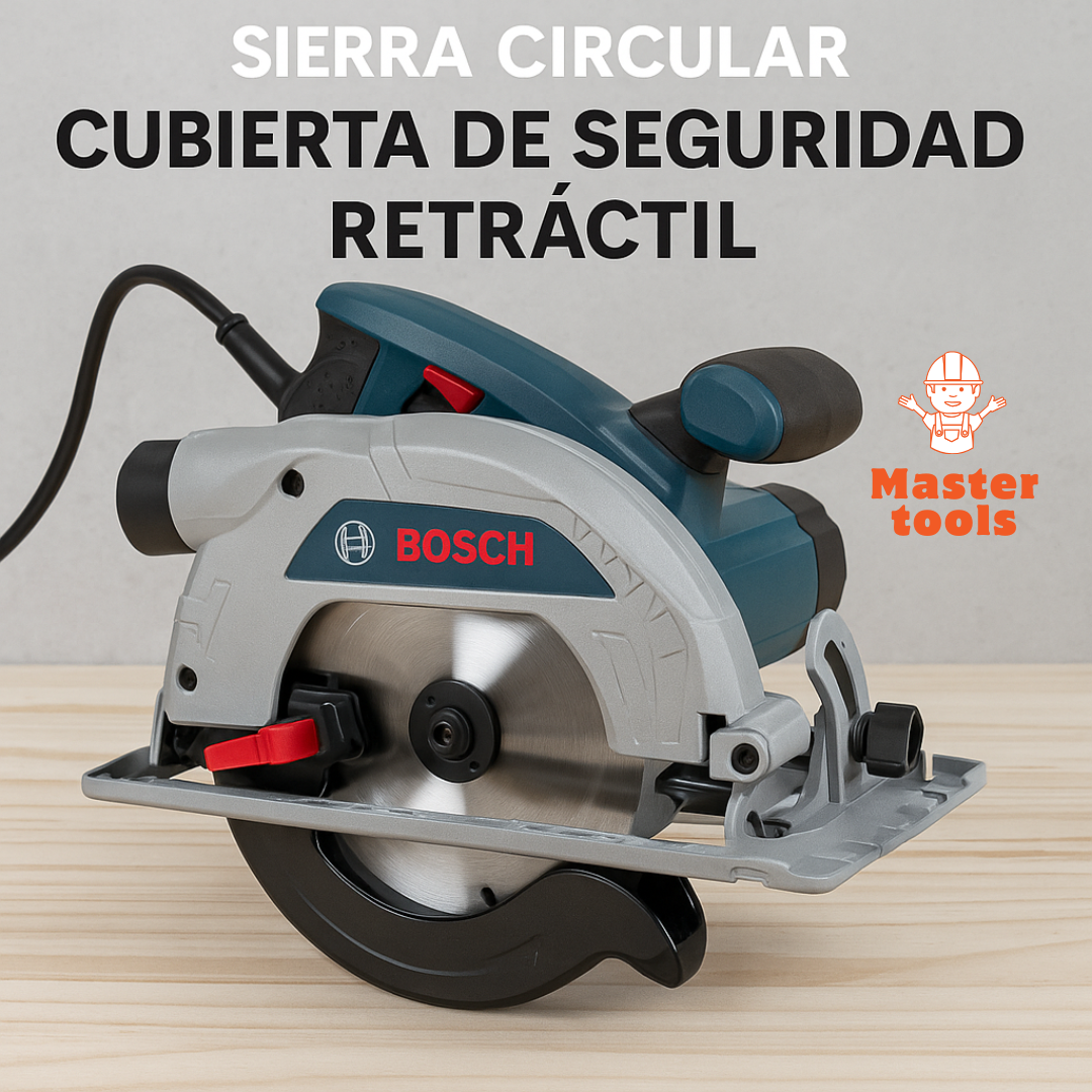 🛠 Sierra Circular Tipo Bosch con Guía Láser – Potencia y Precisión Profesional