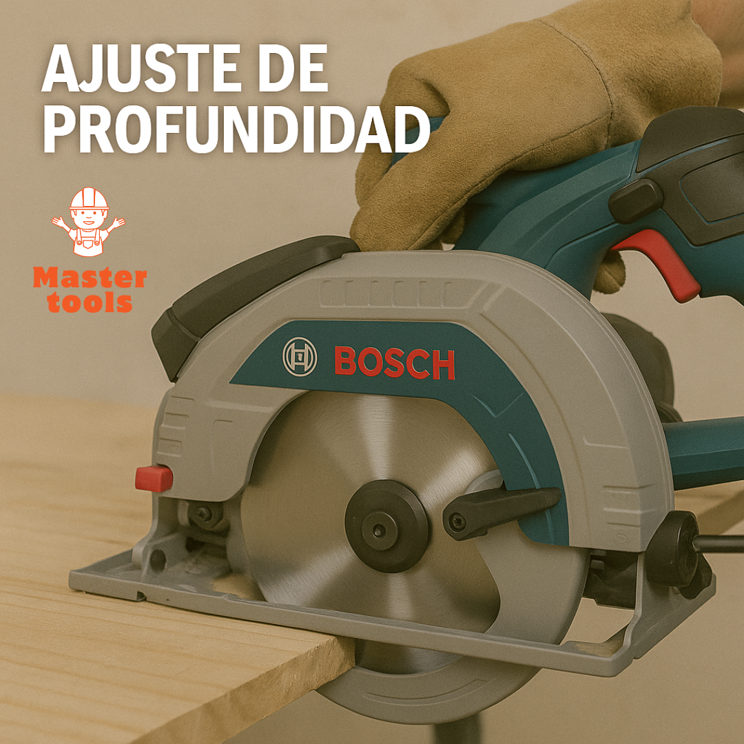 🛠 Sierra Circular Tipo Bosch con Guía Láser – Potencia y Precisión Profesional