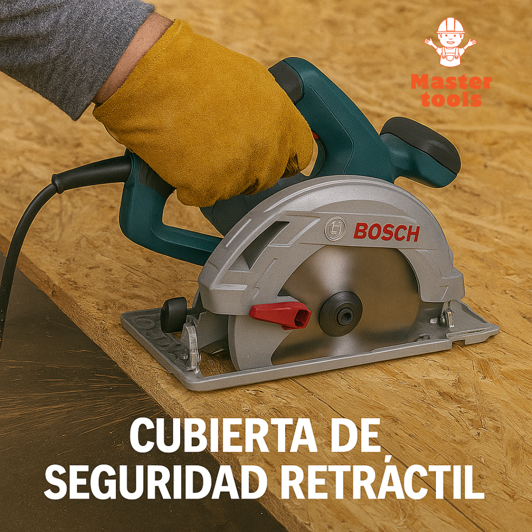 🛠 Sierra Circular Tipo Bosch con Guía Láser – Potencia y Precisión Profesional